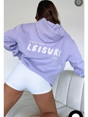 White fox hoodie